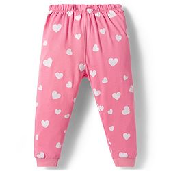 Babyhug Disney single Jersey Knit Full Sleeves Night Suit With Minnie Mouse Graphics - Pink