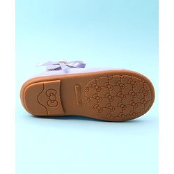 Cute Walk by Babyhug Ballerina with Velcro Closure & Heart Applique - Pink
