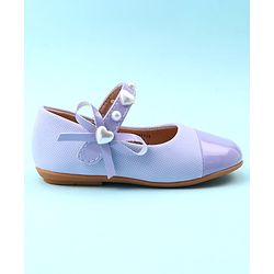 Cute Walk by Babyhug Ballerina with Velcro Closure & Heart Applique - Pink