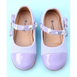 Cute Walk by Babyhug Ballerina with Velcro Closure & Heart Applique - Pink