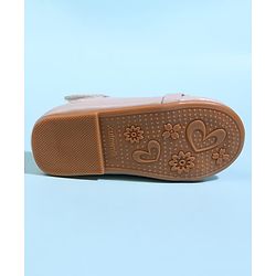 Cute Walk by Babyhug Velcro Closure Solid Ballerina - Black