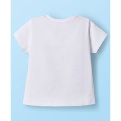 Babyhug Disney Single Jersey Knit Half Sleeves T-Shirts & Shorts Set with Minnie Mouse Graphic - Multicolor