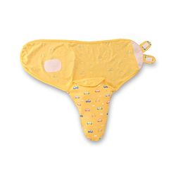 Babyhug 100% Interlock Cotton Baby Swaddle Wrapper Pack of 2 - Rabbit & Rainbow Print|Soft Breathable Fabric| Newborn Swaddling Wrap| Secure Velcro Closure| New Born Essential| Prevents Startle Effect