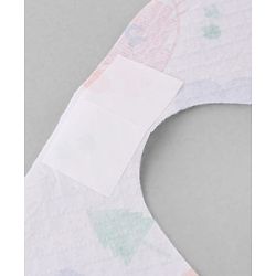 Babyhug Triple Layer Disposable Feeding Bibs Pack of 30| Waterproof| Crumb Catcher Pocket| Travel Friendly| Hygienic & Easy to Wear| Single Use Bibs for 6+ Months Babies