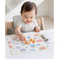 Babyhug Triple Layer Disposable Feeding Bibs Pack of 30| Waterproof| Crumb Catcher Pocket| Travel Friendly| Hygienic & Easy to Wear| Single Use Bibs for 6+ Months Babies