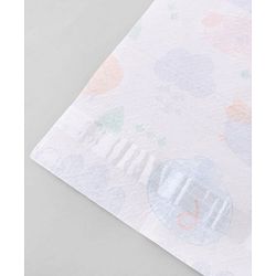Babyhug Triple Layer Disposable Feeding Bibs Pack of 30| Waterproof| Crumb Catcher Pocket| Travel Friendly| Hygienic & Easy to Wear| Single Use Bibs for 6+ Months Babies