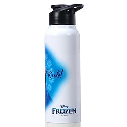 Babyhug Disney Frozen Stainless Steel Water Bottle - 750ml| Leak Resistant| BPA Free| Rust Proof| Gifting for School Going Boys & Girls| Convenient Flip Cap| Ideal for Home and Outside Use