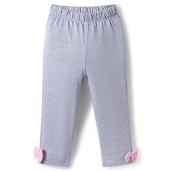 Babyhug Cotton Knit Full Sleeves Night Suit With Polka Dot Print - Pink & Grey