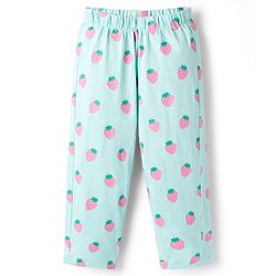Babyhug Cotton Knit Full Sleeves Night Suit with Strawberry Print - Mint