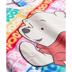 Babyhug Disney Single Jersey Knit Half Sleeves Shorts Night Suit With Winnie The Pooh Graphics - Light Blue