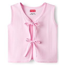 Babyhug Interlock Knit Sleeveless Solid Colour Jhablas Pack Of 5 - Multicolour