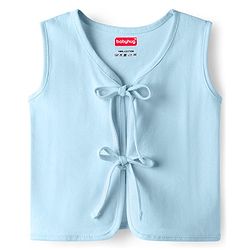 Babyhug Interlock Knit Sleeveless Solid Colour Jhablas Pack Of 5 - Multicolour
