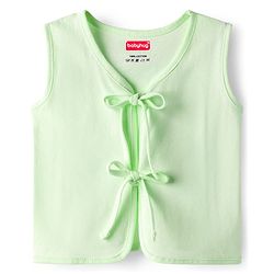 Babyhug Interlock Knit Sleeveless Solid Colour Jhablas Pack Of 5 - Multicolour