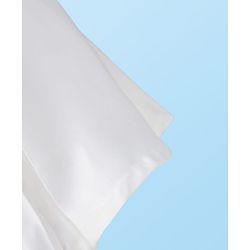 Babyhug 5 Layers With Cotton Lining Premium Heavy Satin Party Dress & Full Sleeves Shrug With Bow Applique  - White