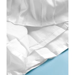 Babyhug 5 Layers With Cotton Lining Premium Heavy Satin Party Dress & Full Sleeves Shrug With Bow Applique  - White