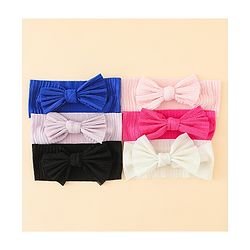 Babyhug Free Size Bow Design Headband Pack of 6 - Multicolor
