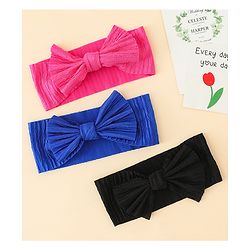 Babyhug Free Size Bow Design Headband Pack of 6 - Multicolor