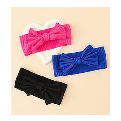 Babyhug Free Size Bow Design Headband Pack of 6 - Multicolor