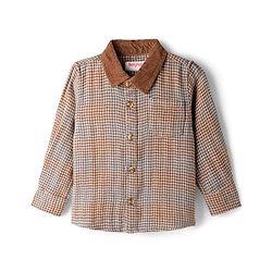 Babyhug Cotton Woven Full Sleeves Checkered Shirt - Multicolour