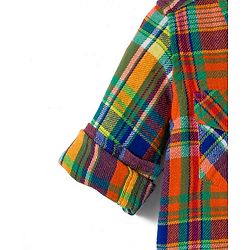 Babyhug Cotton Woven Full Sleeves Checks Shirt - Yellow