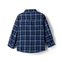 Babyhug Cotton Woven Full Sleeves Shirt With Checks - Navy Blue
