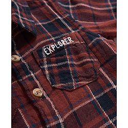 Babyhug Cotton Woven Full Sleeves Checks Shirt - Brown