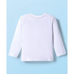 Babyhug Disney Single Jersey Knit Full Sleeves Night Suit With Lion King Graphics - White & Yellow