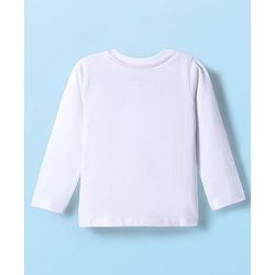 Babyhug Disney Single Jersey Knit Full Sleeves Night Suit With Lion King Graphics - White & Yellow