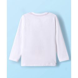 Babyhug Disney Single Jersey Knit Full Sleeves Night Suit With Winnie The Pooh Graphics - White & Red