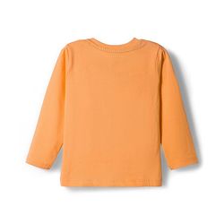 Babyhug Disney Single Jersey Knit Full Sleeves Night Suit With Winnie The Pooh Graphics - Orange