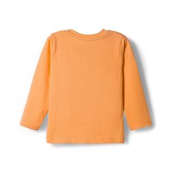 Babyhug Disney Single Jersey Knit Full Sleeves Night Suit With Winnie The Pooh Graphics - Orange