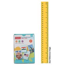 Babyhug Premium Double Sided Country Flags & Monuments Flash Cards 118 Cards English Early Geography Learning| General Knowledge Builder| BIS Certified Educational Gifting Easy to Understand & Play