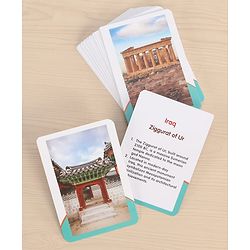 Babyhug Premium Double Sided Country Flags & Monuments Flash Cards 118 Cards English Early Geography Learning| General Knowledge Builder| BIS Certified Educational Gifting Easy to Understand & Play