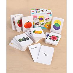 Babyhug Early Learning and Educational Double Sided Flash Cards New Learning for Every Day of the Year Develops Vocabulary & Recognition Skills Inhances Memory & Cognitive Skills - 365 Cards