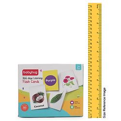 Babyhug Early Learning and Educational Double Sided Flash Cards New Learning for Every Day of the Year Develops Vocabulary & Recognition Skills Inhances Memory & Cognitive Skills - 365 Cards