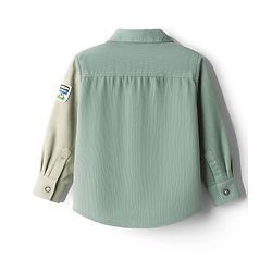 Babyhug Cotton Woven Full Sleeve Corduroy Cut & Sew Shirt - Multicolour