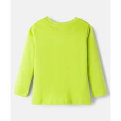Babyhug Cotton Knit Full Sleeves Night Suit With Text Print - Green