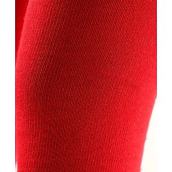 Cute Walk by Babyhug Cotton Knit Full Length Antibacterial Wash Tights - Red