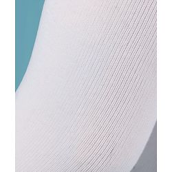 Cute Walk by Babyhug Cotton Knit Full Length Antibacterial Wash Tights - White