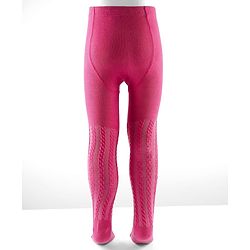 Cute Walk by Babyhug Antibacterial Footed Solid Wash Tights - Dark Pink