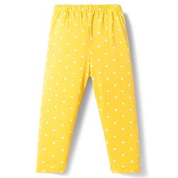 Babyhug Cotton Lycra Knit Full Length Leggings with Floral Print Pack of 3 - Multicolor