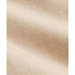 Babyhug Cotton Lycra Knit Full Length Solid Colour Leggings - Beige