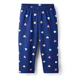 Babyhug Cotton Knit Full Sleeves Co-ord Night Suit With Heart Print - Navy Blue