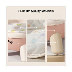 Babyhug 2 in 1 Multipurpose Kids Chair & Meal Chair with Detachable Tray - Pink| BPA-Free| Toddler Chair with Cushioned Seat| High Backrest & Stable Legs
