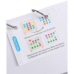 Babyhug Wooden Montessori Slide Puzzle| Colour & Pattern Matching Learning Toy| Early Brain Development| Motor Skills| Gift for Boys & Girls| BIS Certified| Gifting Option for 4 Years+