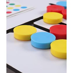 Babyhug Wooden Montessori Slide Puzzle| Colour & Pattern Matching Learning Toy| Early Brain Development| Motor Skills| Gift for Boys & Girls| BIS Certified| Gifting Option for 4 Years+