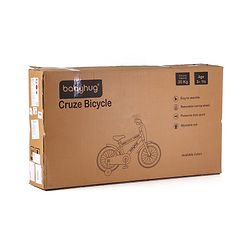 Babyhug Cruise Bicycle for Kids Cycle for 3 to 7Years Boys & Girls 16T Inches- Blue|90% Pre-Installed|Sturdy Frame| Removable Training Wheels|Durable Brake|Rubber Tyres|Height Adjustable Seat & Handle