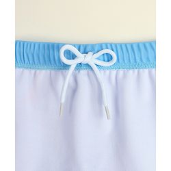 Babyhug Boat Printed Swimming Trunk- Light Blue
