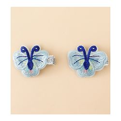 Babyhug Butterfly Clips Free Size Pack of 2 - Blue