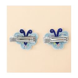 Babyhug Butterfly Clips Free Size Pack of 2 - Blue